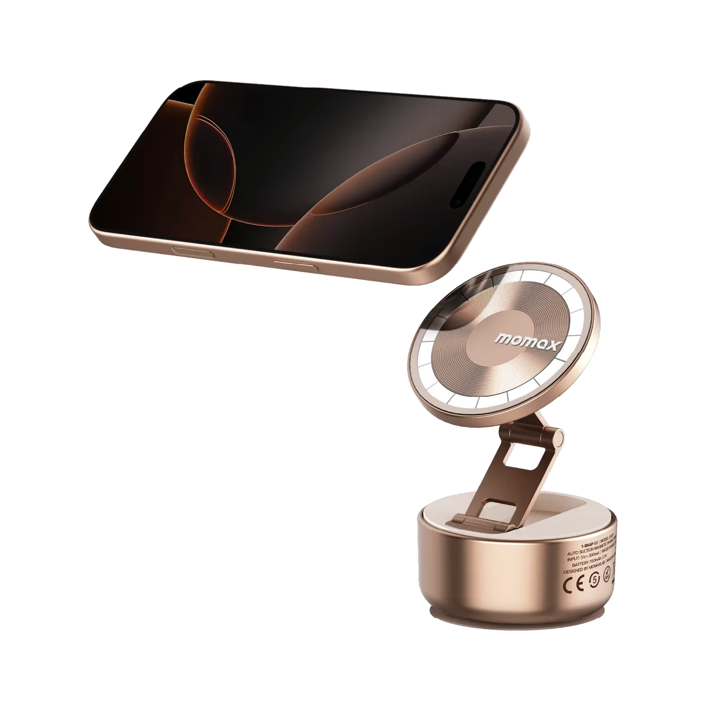 1-Snap Go Auto Suction Magnetic Phone Stand