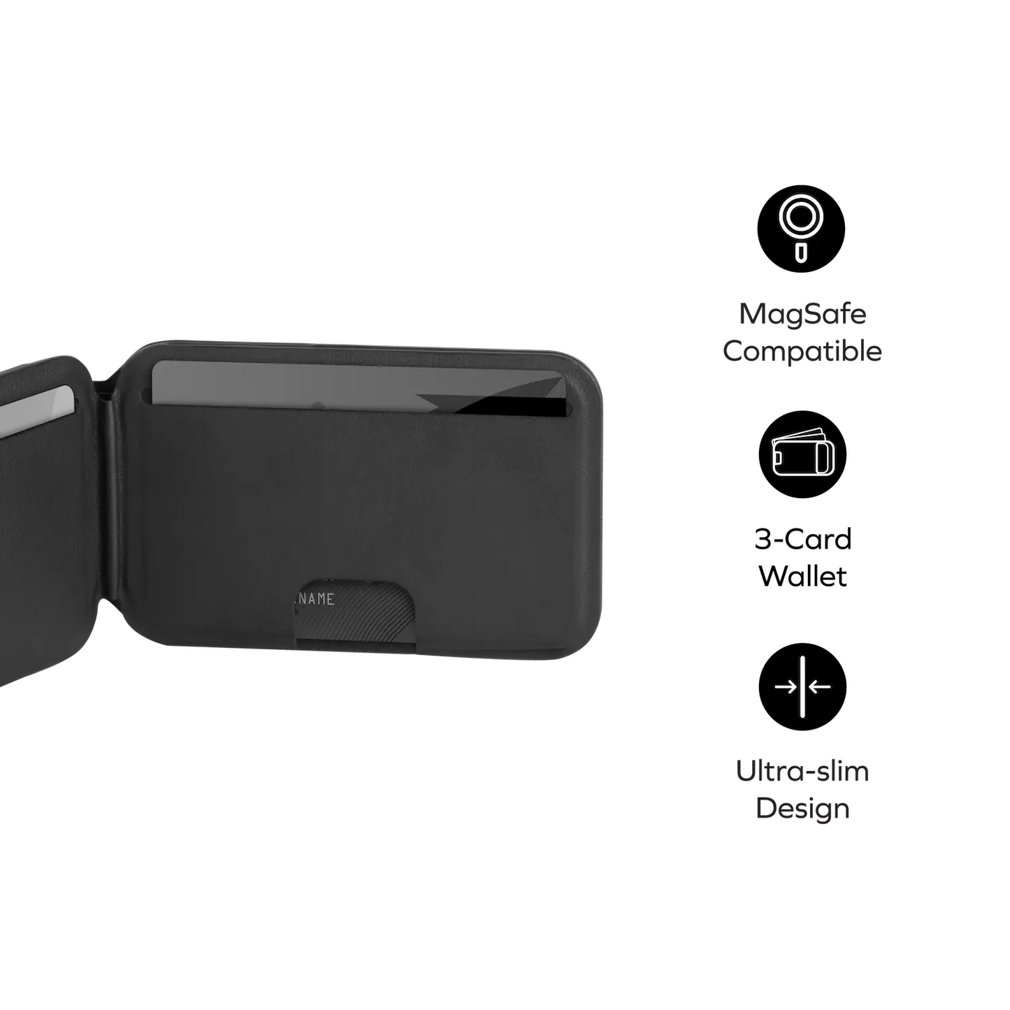 1-Wallet Magnetic Card Holder with Adjustable Stand