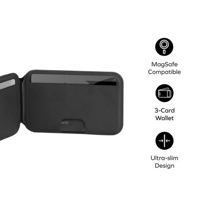 1-Wallet Magnetic Card Holder with Adjustable Stand