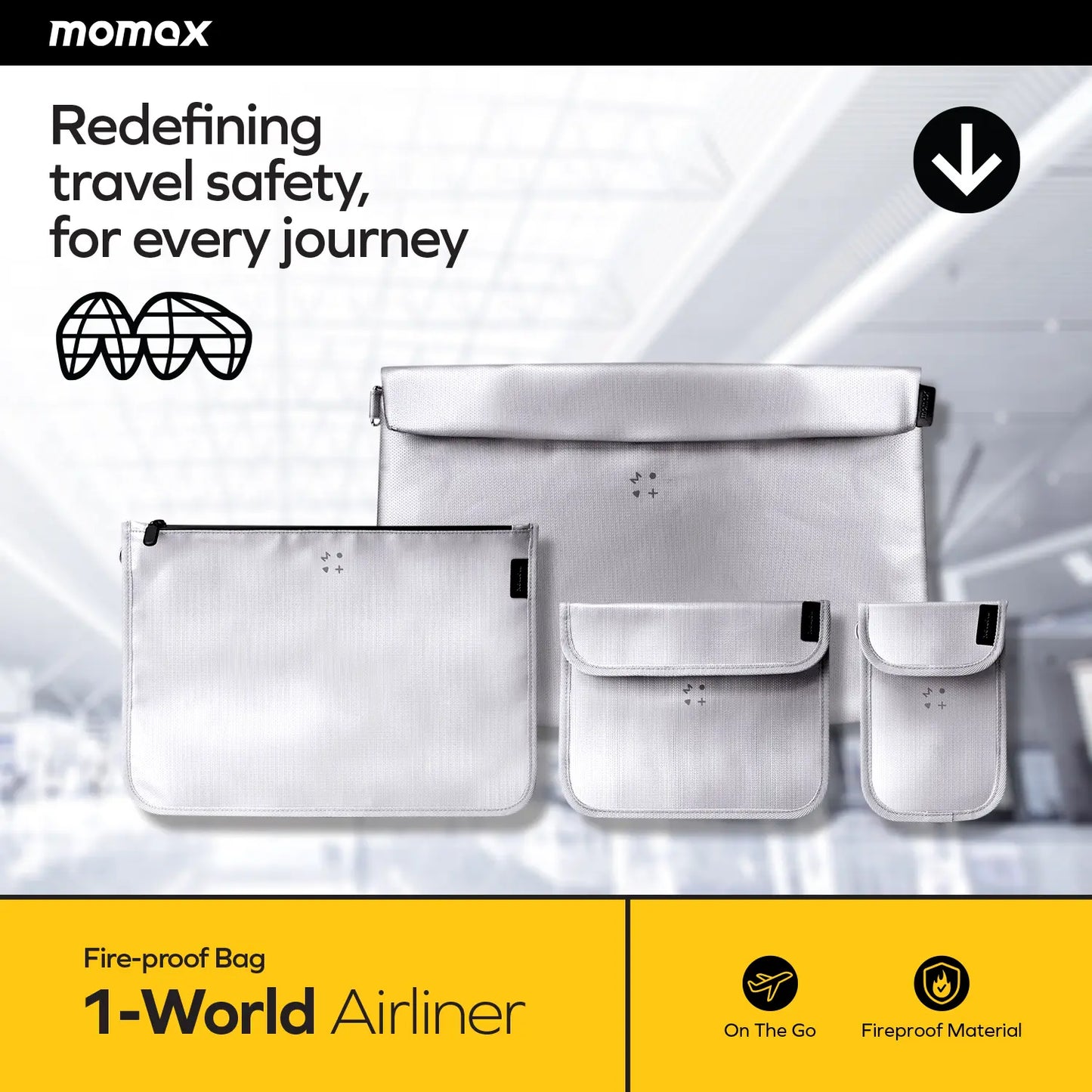 1-World Airliner Fire-Proof Bag