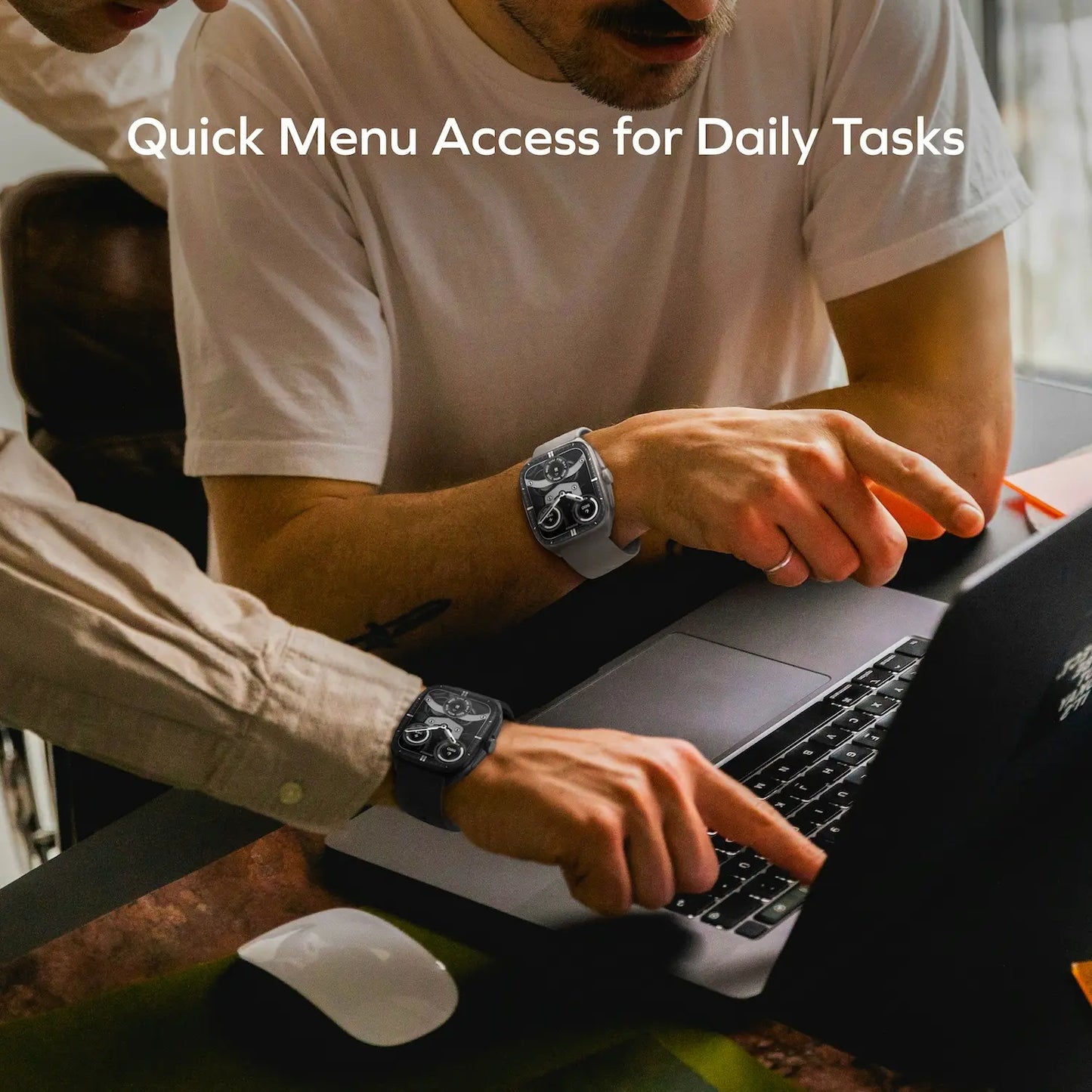 1-Wear Curvex Smart Watch