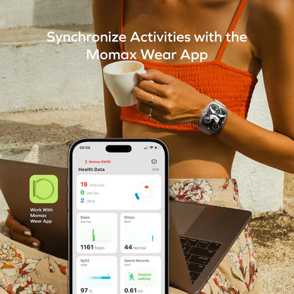 1-Wear Curvex Smart Watch