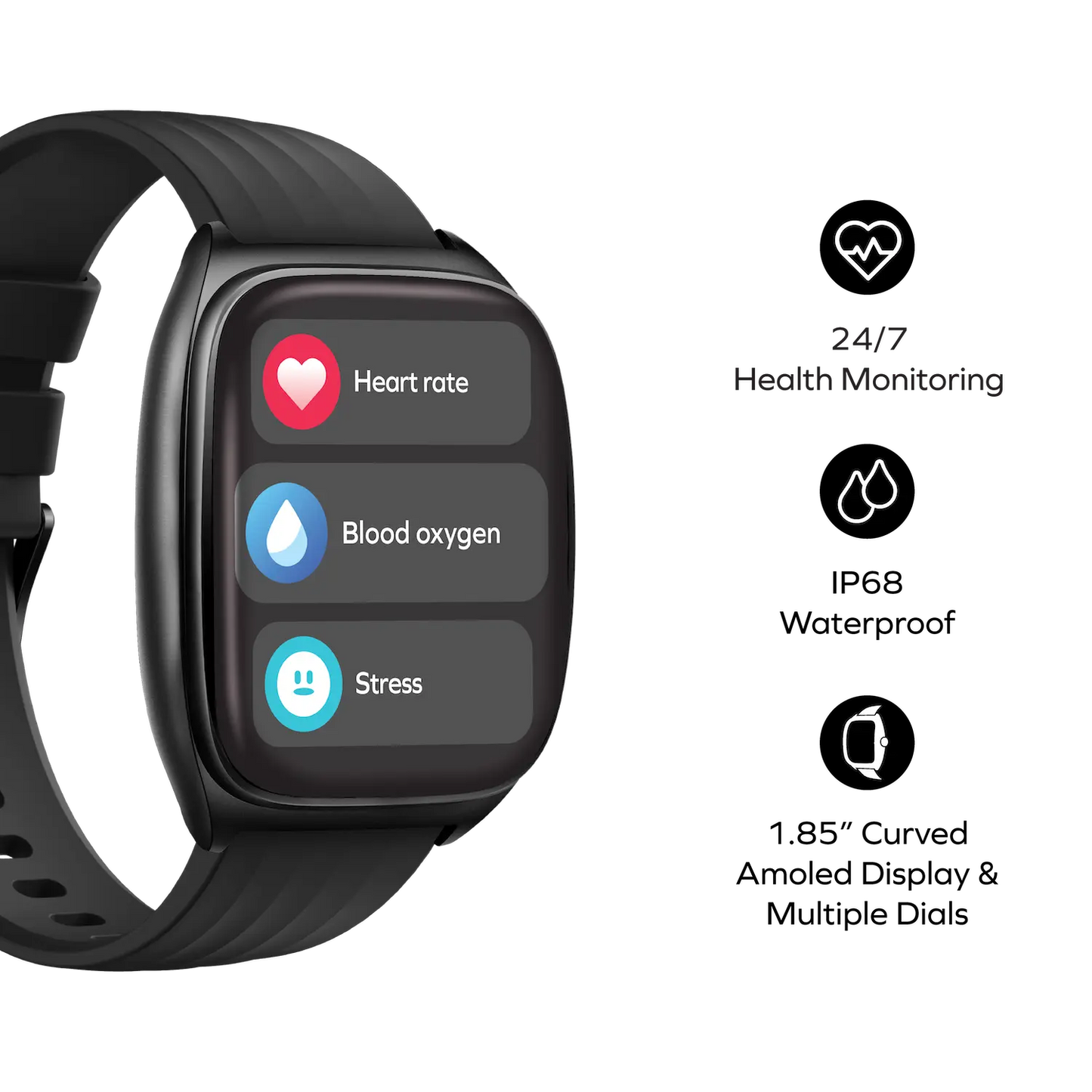 1-Wear Curvex Smart Watch