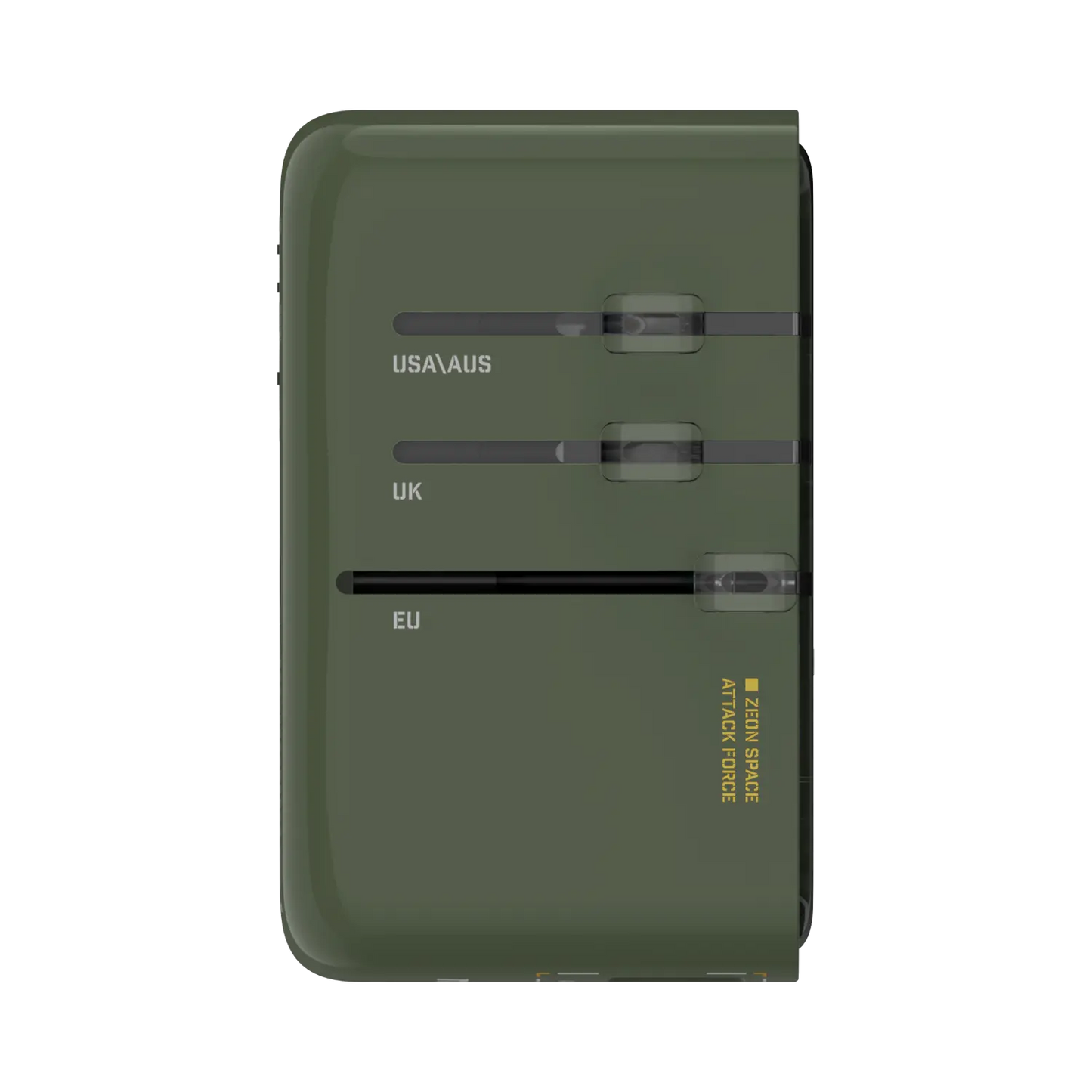 1-World+ Flow 4-Port Travel Charger With Built-In USB-C Cable 35W - Limited Edition