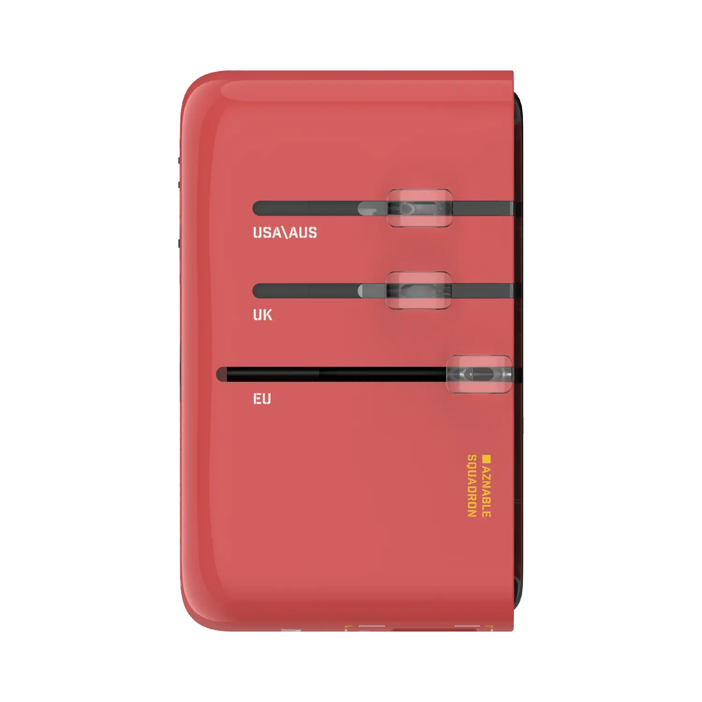 1-World+ Flow 4-Port Travel Charger With Built-In USB-C Cable 35W - Limited Edition