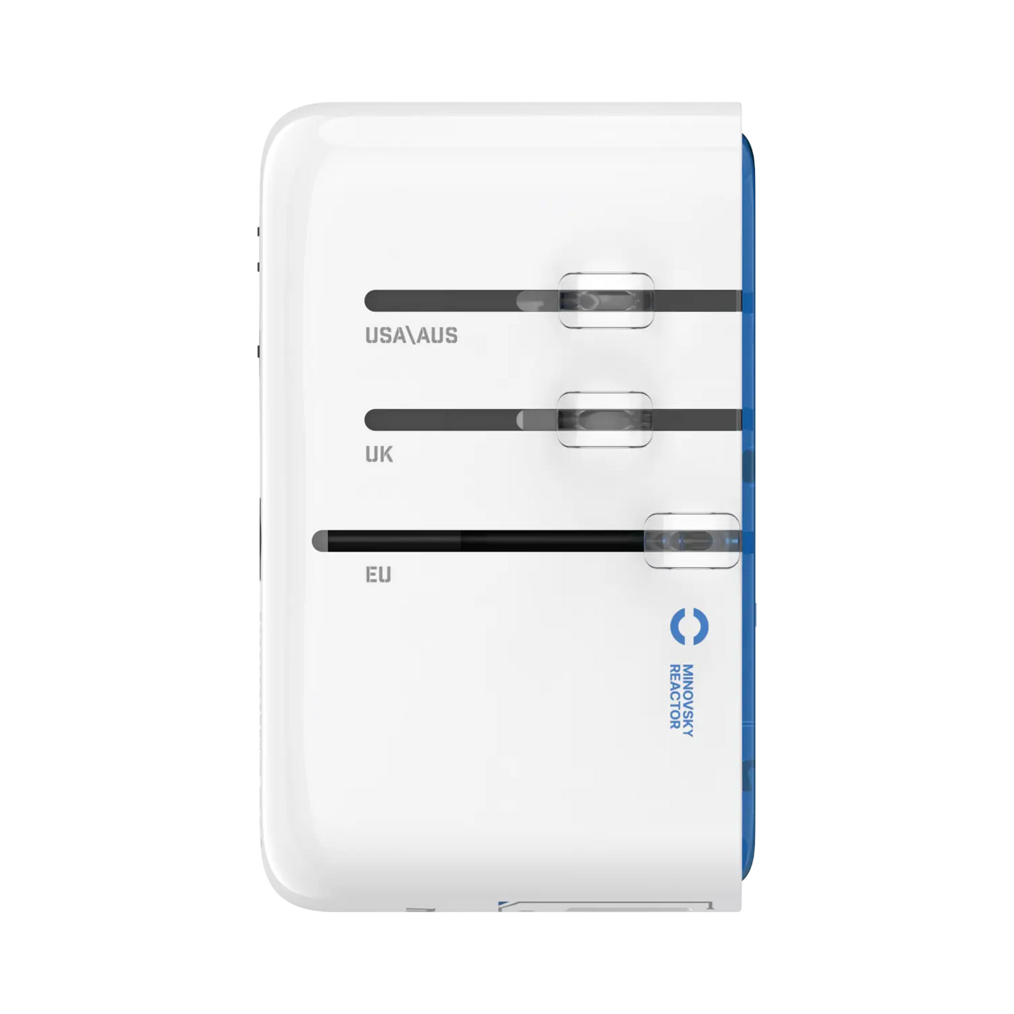 1-World+ Flow 4-Port Travel Charger With Built-In USB-C Cable 35W - Limited Edition