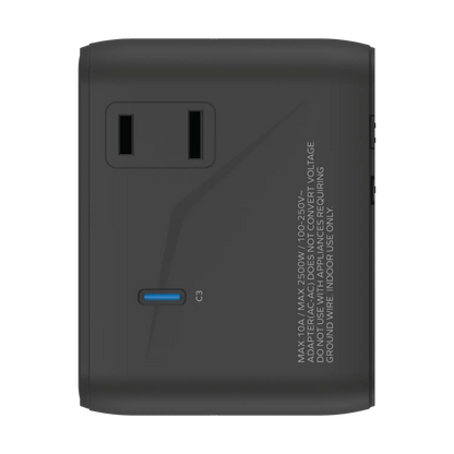 1-World² 5-Port Mini Universal Travel GaN Charger 70W with Dual AC