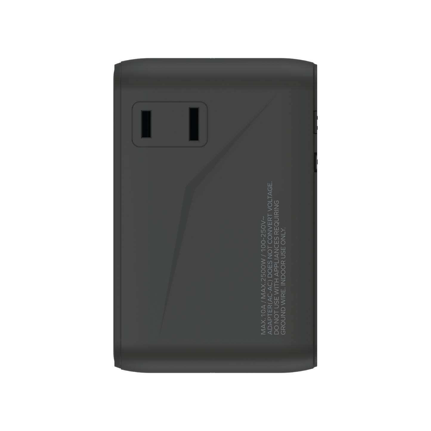 1-World² Universal 4-Port Travel GaN Charger 100W with Dual AC