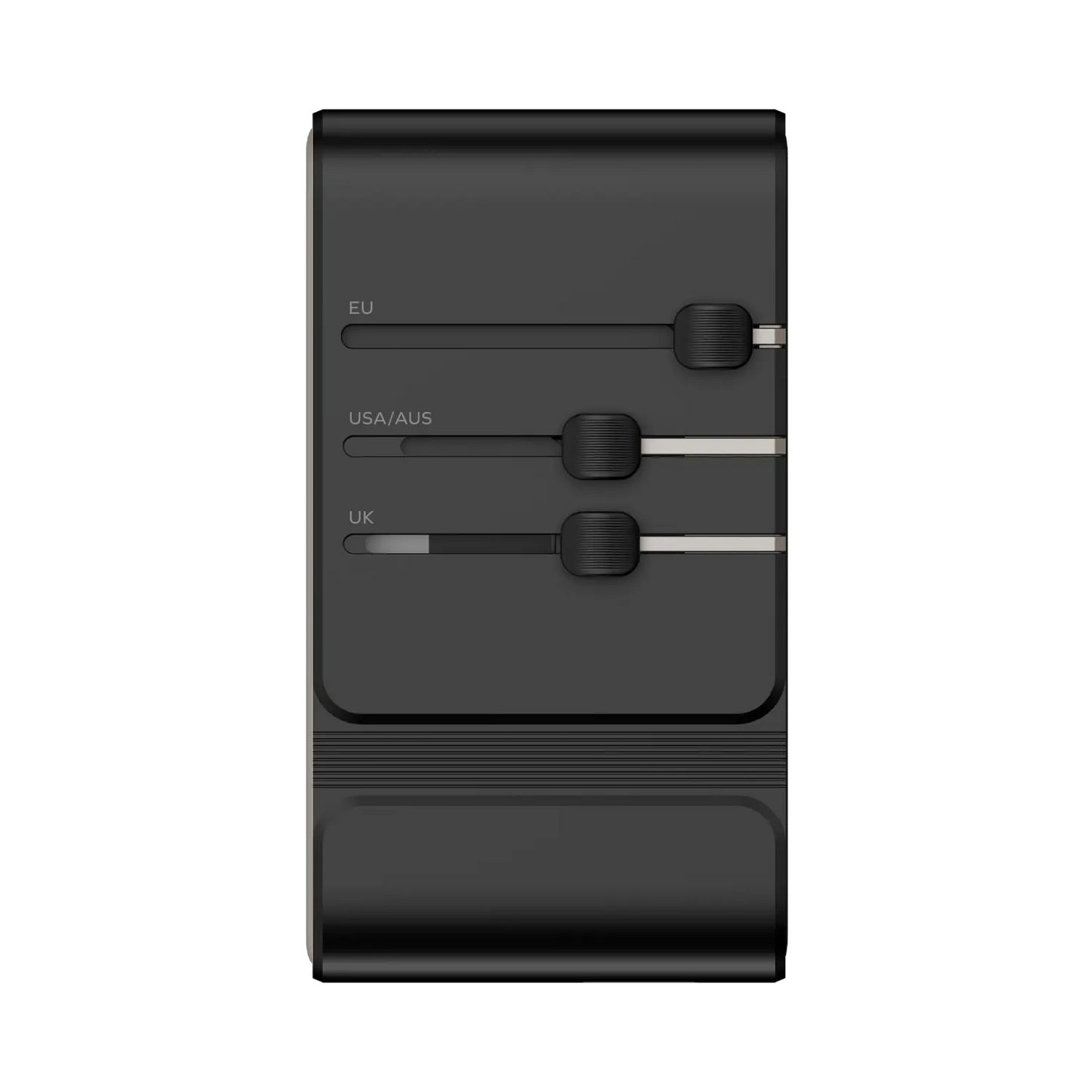 1-World² 205W 7-Port Dual AC Travel Adapter