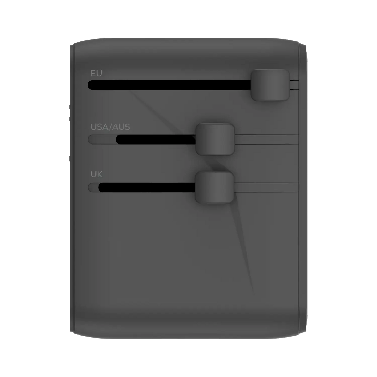 1-World² 45W 5-Port Dual AC Travel Adapter