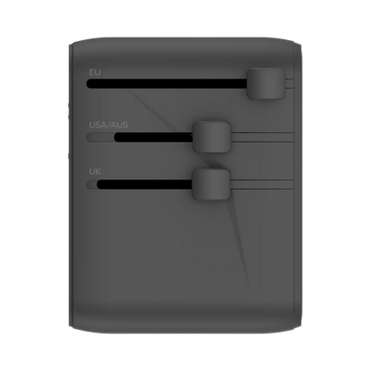 1-World² 45W 5-Port Dual AC Travel Adapter