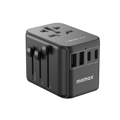 1-World 5-Port Travel Charger 35W