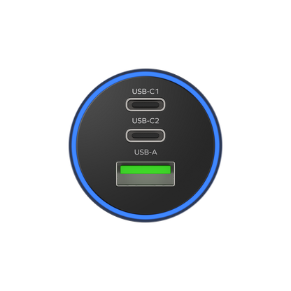 MoVe 3-Port Car Charger 100W