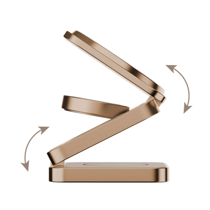 Q2.Mag 3-in-1 Foldable Qi2 15W Magnetic Wireless Charging Stand