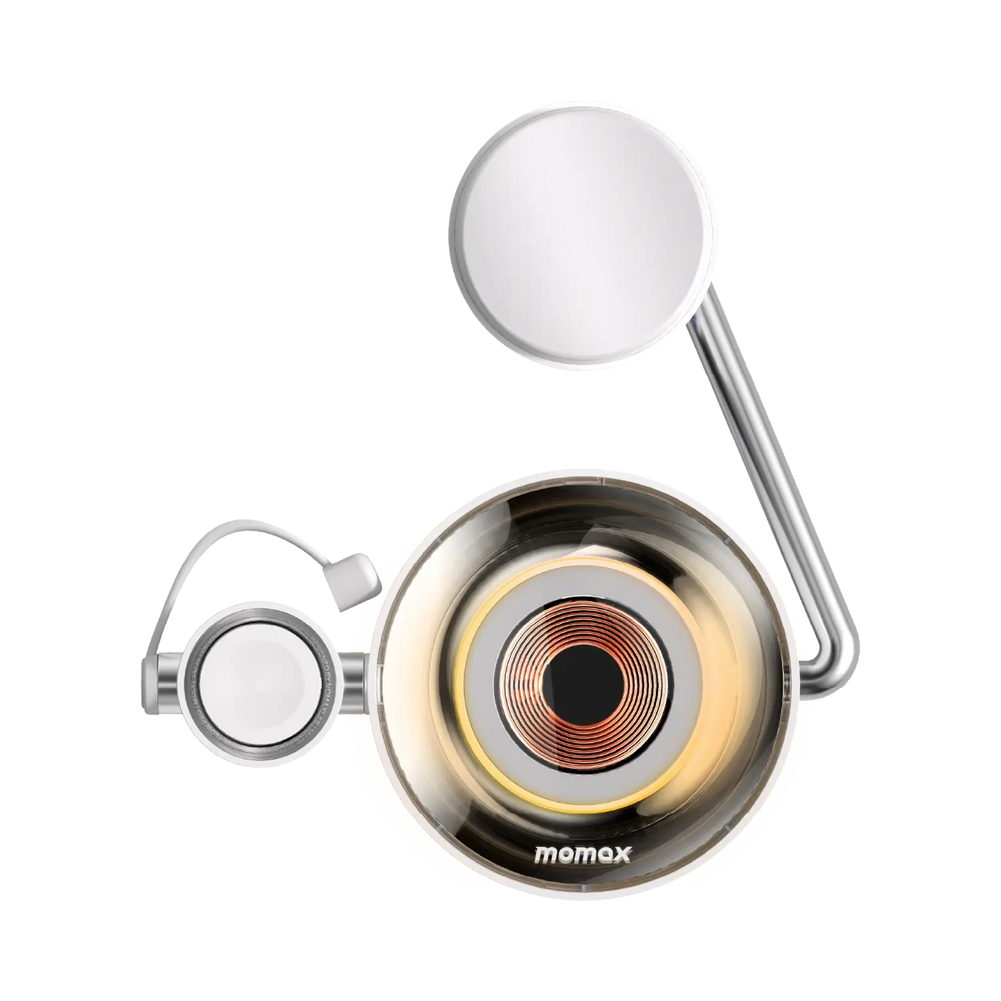 1-Charge Flow Pro 3-in-1 Qi2 Magnetic Docking with Apple Watch Magnetic Fast Charger - Yuet Tung