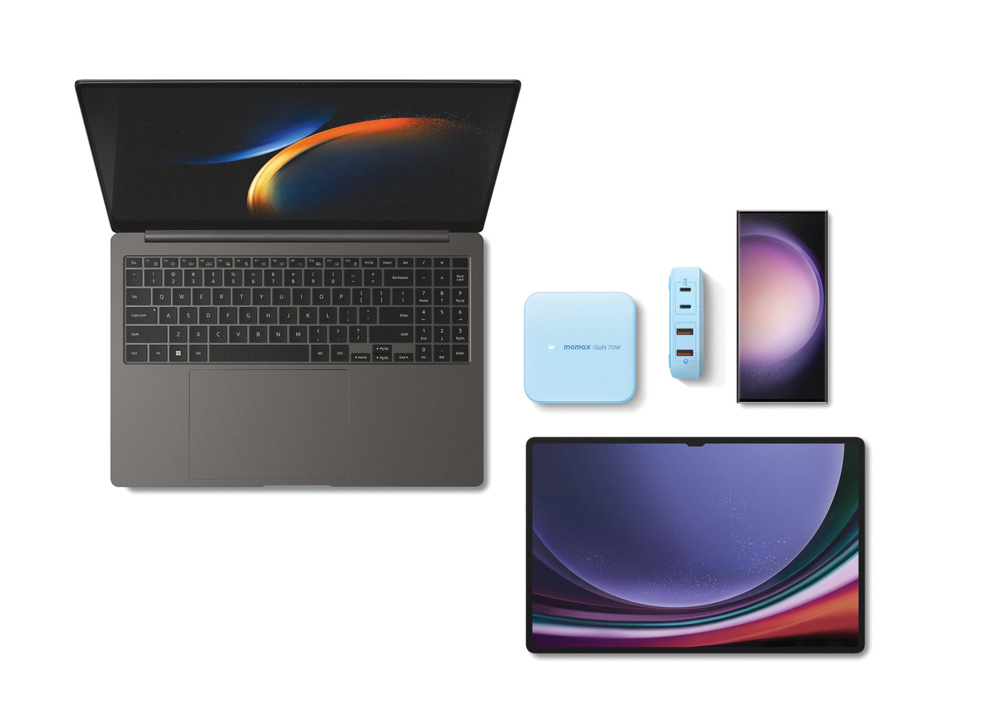 OnePlug 4-Port Desktop GaN Charger 70W