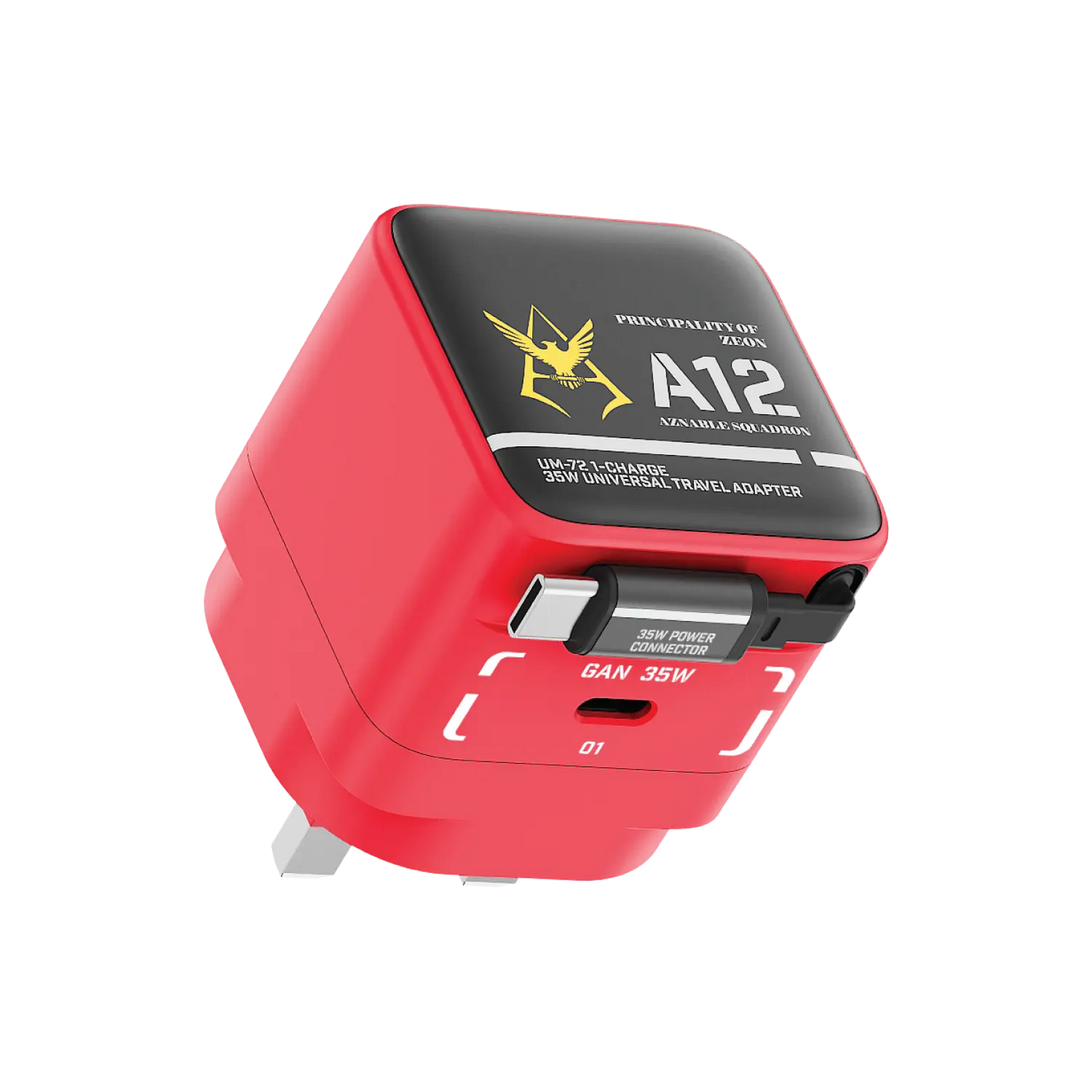 1-Charge+ 1-Port GaN Charger With Built-In USB-C Cable 35W - Limited Edition