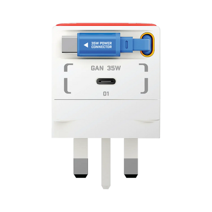 1-Charge+ 1-Port GaN Charger With Built-In USB-C Cable 35W - Limited Edition