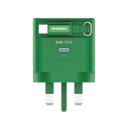 1-Charge+ 1-Port GaN Charger With Built-In USB-C Cable 35W