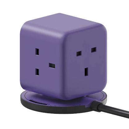 1-Charge Work Flow 3-Outlet GaN Power Cube 30W with USB Ports - Limited Edition