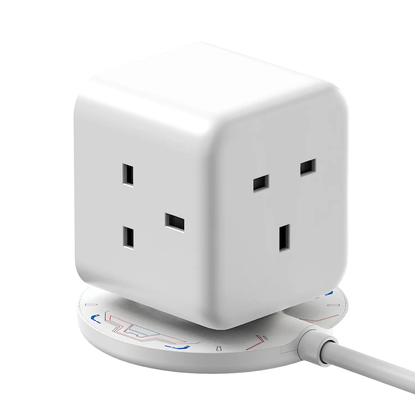 1-Charge Work Flow 3-Outlet GaN Power Cube 30W with USB Ports - Limited Edition