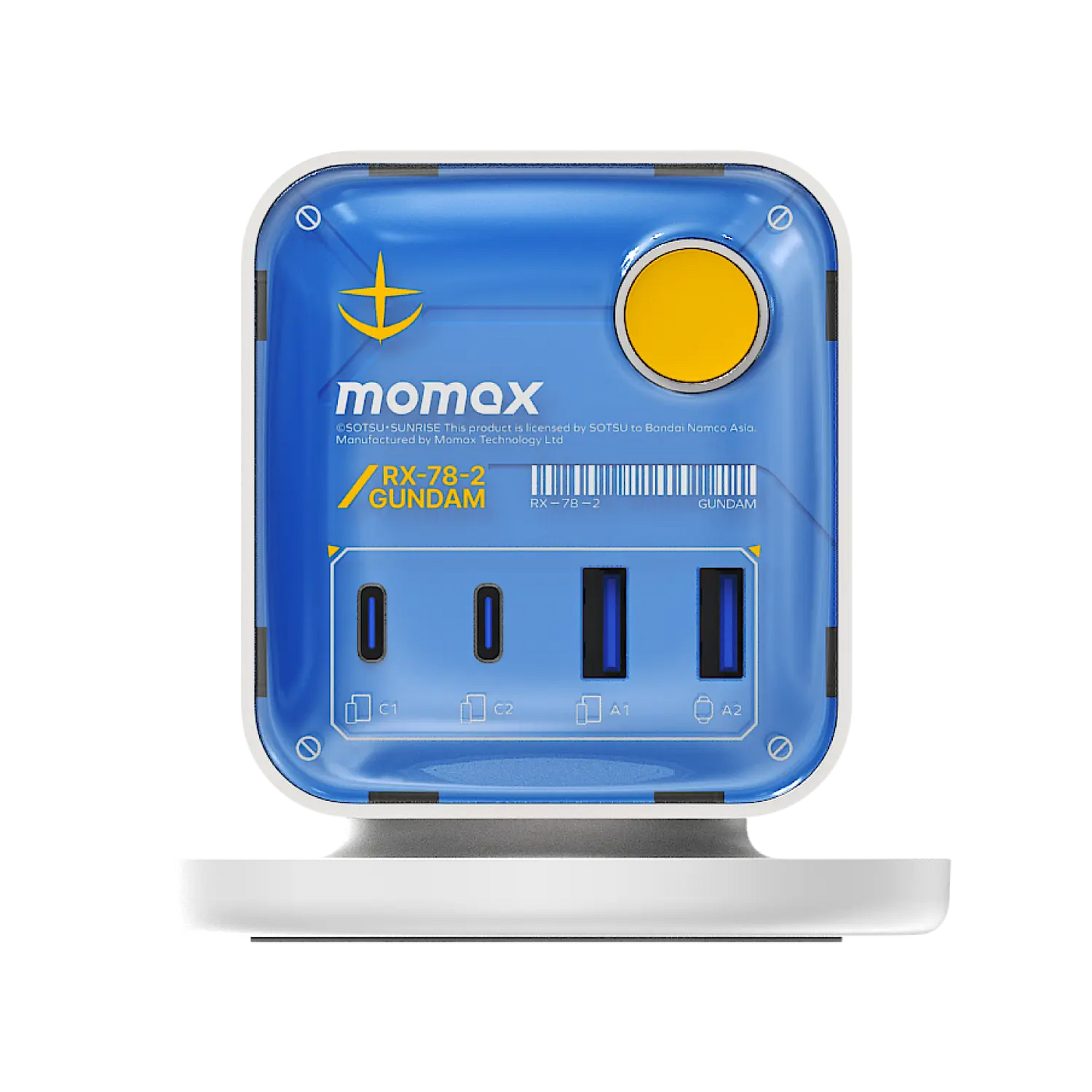 1-Charge Work Flow 3-Outlet GaN Power Cube 30W with USB Ports - Limited Edition