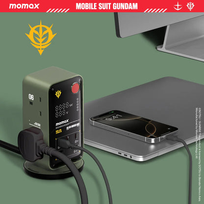 1-Charge Work Flow 6-Outlet GaN Power Tower 35W with USB Ports - Limited Edition