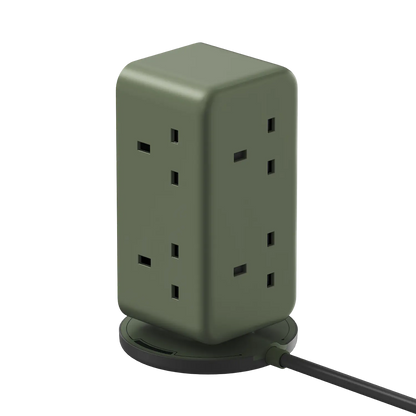 1-Charge Work Flow 6-Outlet GaN Power Tower 35W with USB Ports - Limited Edition