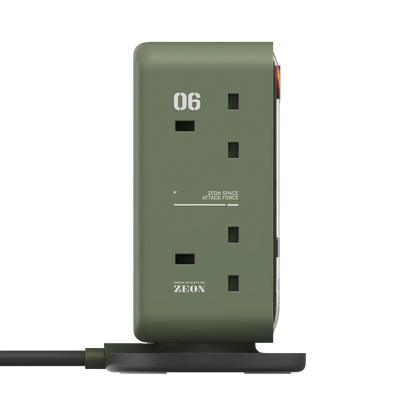 1-Charge Work Flow 6-Outlet GaN Power Tower 35W with USB Ports - Limited Edition