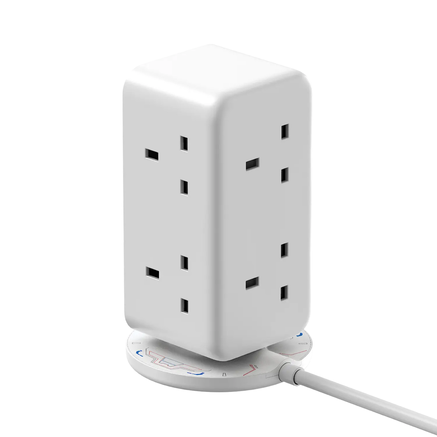 1-Charge Work Flow 6-Outlet GaN Power Tower 35W with USB Ports - Limited Edition