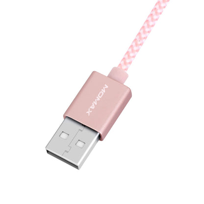 OneLink 3-in-1 USB-A to Micro USB & Lightning & USB-C Braided Cable 1m
