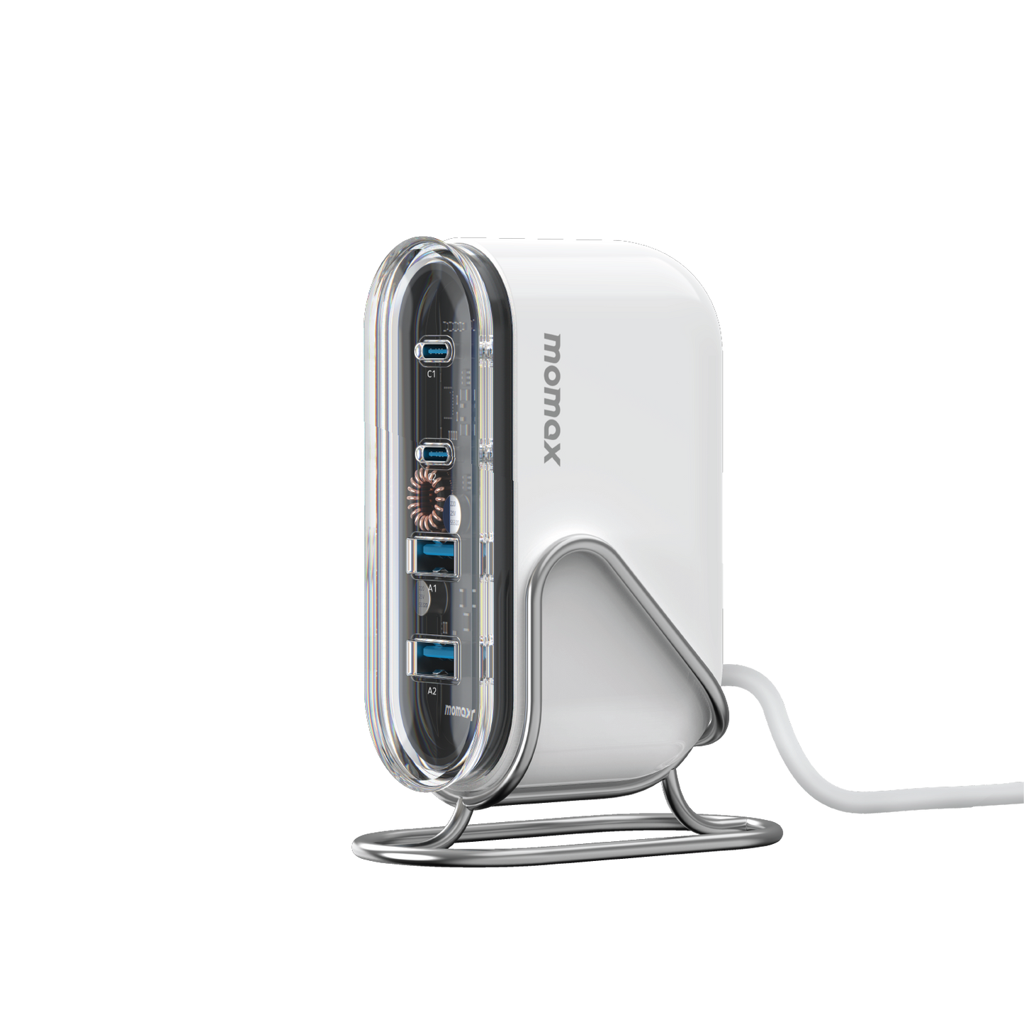 1-Charge Flow 4-Port GaN Charger 80W