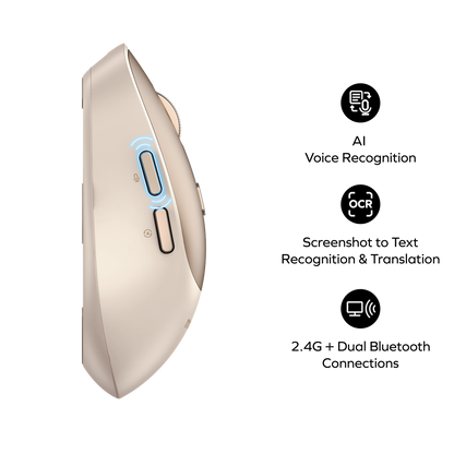 1-Folio AI-Powered Rechargeable Wireless Mouse
