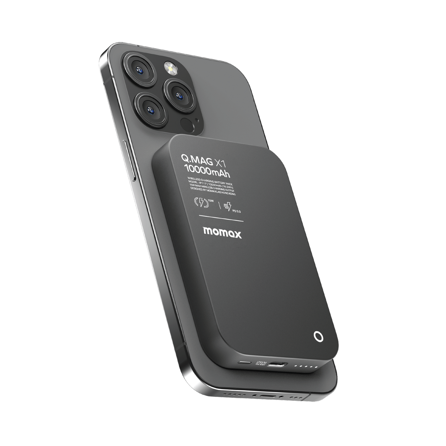 Q.Mag X1 Magnetic Wireless Power Bank 10000mAh