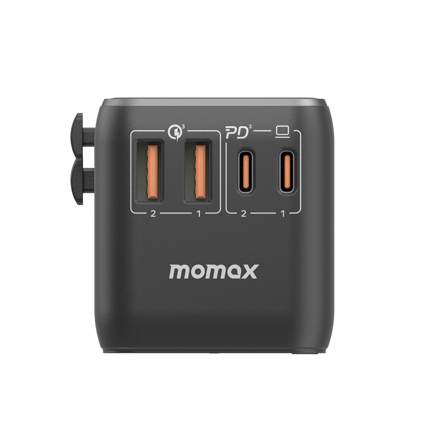 1-World Universal 4-Port Travel GaN Charger 100W