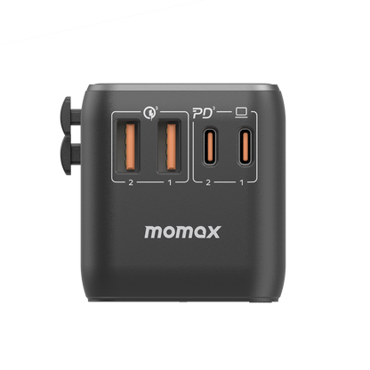 1-World Universal 4-Port Travel GaN Charger 100W