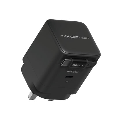 1-Charge+ 1-Port GaN Charger With Built-In USB-C Cable 65W