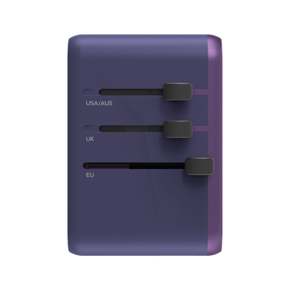 1-World Universal 5-Port Travel GaN Charger 70W