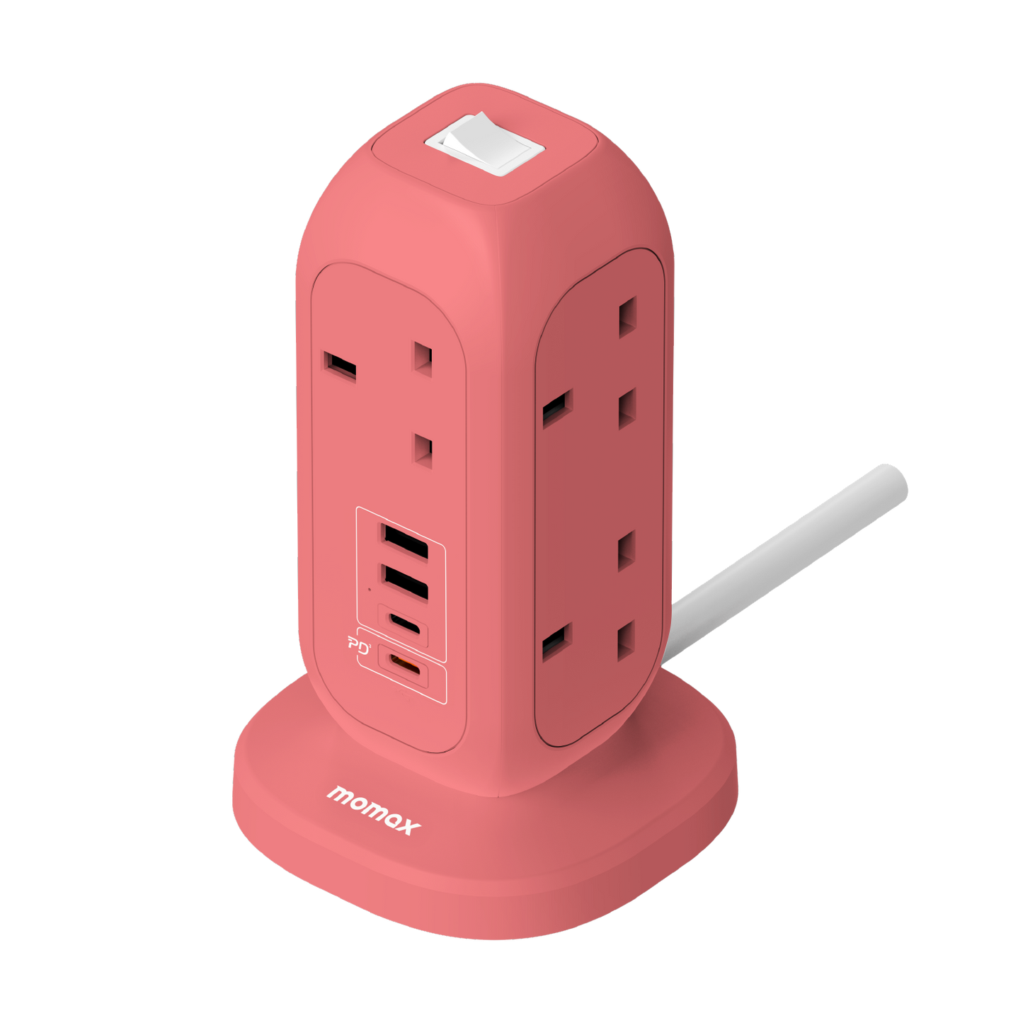 OnePlug 7-Outlet Power Strip With USB ports