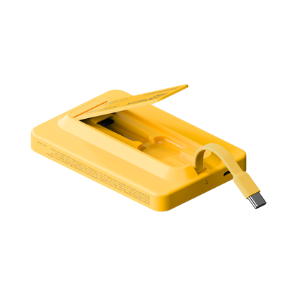 1-Power X Pro Magnetic Wireless Power Bank 5000mAh With Built-In USB-C Cable